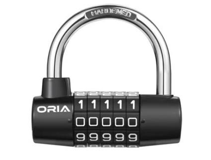 Cadeado de combinação de 5 dígitos para bagagem, caixa de ferramentas, guarda-roupa, armário ORIA