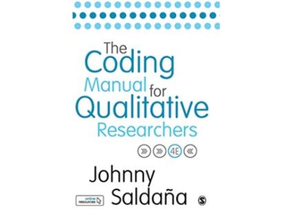 Livro Coding Manual for Qualitative Researchers de Johnny Saldana (Inglês - Capa Dura)