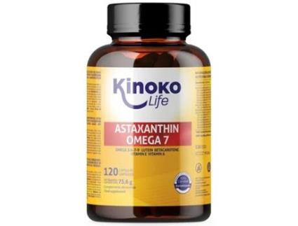 Astaxantina-Omega7 de Óleo de Espinho Amarelo 120 Cápsulas KINOKO LIFE
