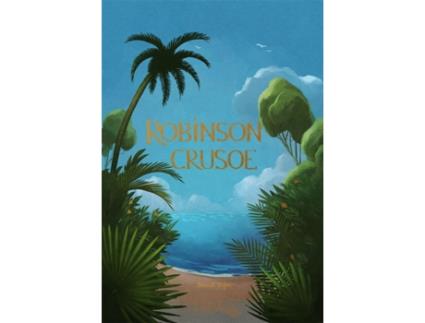 Livro Robinson Crusoe de Daniel Defoe (Inglês)