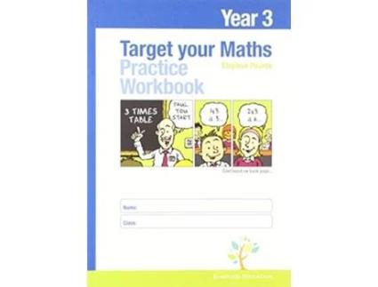 Livro Target your Maths Year 3 Practice Workbook de Stephen Pearce (Inglês)