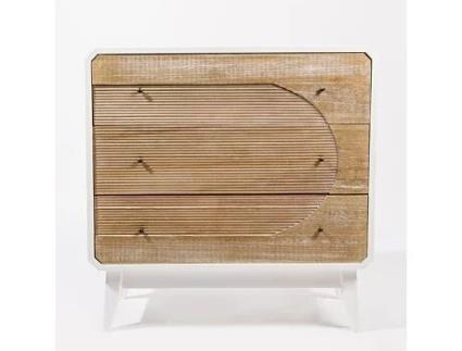 Cómoda Nordic Charm VIVA Madeira MDF Bege (80x40x80cm)