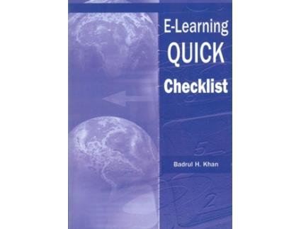 Livro E-Learning Quick Checklis de Badrul Khan (Inglês)