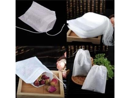 Saquinhos de chá - Alta Qualidade - 200 unidades - Filtro de papel - 5,5cm x 7cm - Cadeia de calor 100 DE HAUTE QUALITÉ