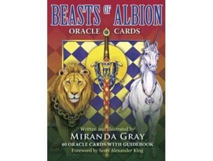 Livro Beasts of Albion Oracle Cards de Miranda Gray (Inglês)