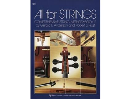 Livro All for Strings Book 2 Cello de Robert Frost e Gerald Anderson (Inglês)