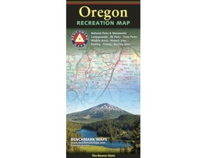 Livro Oregon Recreation Map de Benchmark Maps (Inglês)