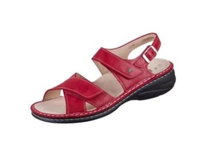 Sandálias de Mulher FINN COMFORT Pele Vermelho (37)