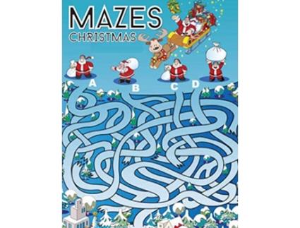 Livro Mazes Christmas de Deeasy Books (Inglês)