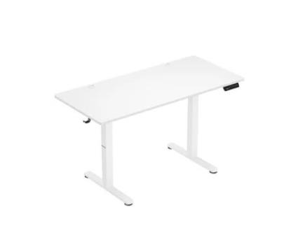 Mesa Sit-Stand HUZARO HERO 8.2 Branco, Mesa para jogos, Placa elétrica, PC para jogos, Painel de carbono, Ergonômico, Gamer, Jogos