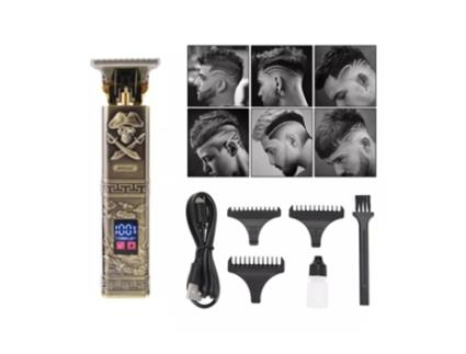 Aparador de Barbeador Elétrico 3 Pentes USB Recarregável Q-tf51