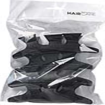 Pinças para o Cabelo  Preto (12 uds)
