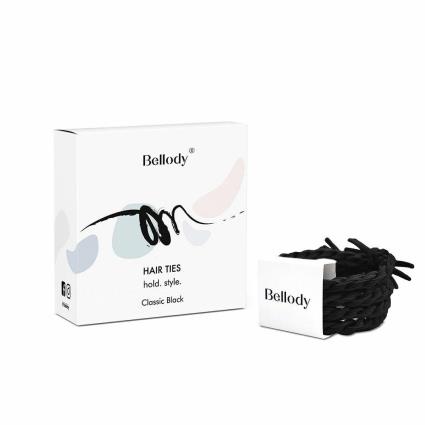 Elásticos para Cabelo  classic black (4 uds)