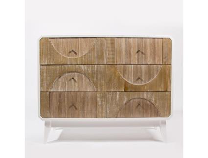 Cómoda Nordic Charm VIVA Madeira MDF Bege (100x40x80cm)