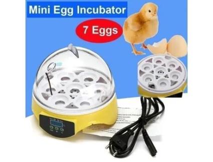 Incubadora Digital Automática Máquina de Incubação 7 Ovos de Galinha P14938
