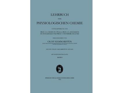 Livro Lehrbuch der Physiologischen Chemie German Edition de Olof Hammarsten (Alemão)