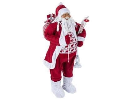 Papai Noel tradicional em pé FEERIC LIGHTS & CHRISTMAS