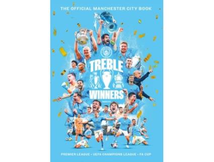 Livro Treble Winners de Manchester City (Inglês)
