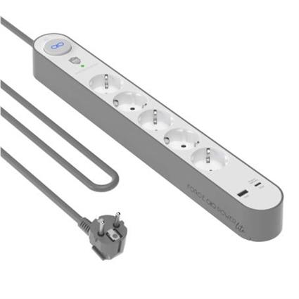 FORCE POWER - Bloco 5 Tomadas FPLIPF5P2ACPD800JSC