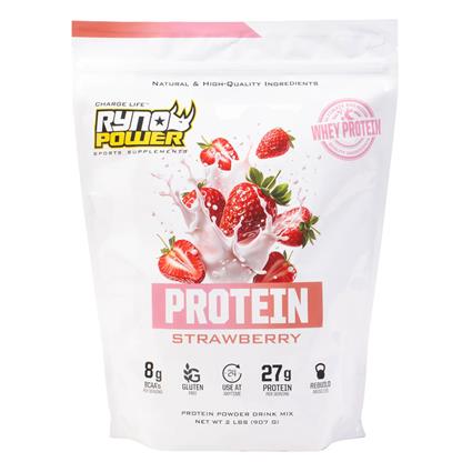 Ryno Power Barra Energética Protein Morango 12 Unidades