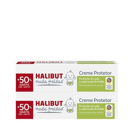 Halibut Muda Fraldas Creme Protetor 2x150g Preço Especial