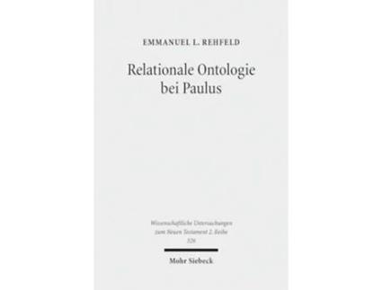 Livro Relationale Ontologie bei Paulus de Emmanuel L Rehfeld (Alemão)