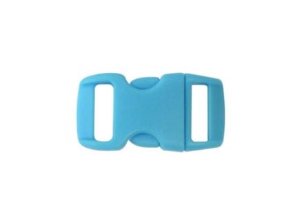 10 fechos de plástico (ideal Créacord) 3cm - Azul - Créacord