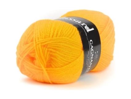 Lã - Plassard - Gagnante 921 - Amarelo - Acrílico - 1 novelo