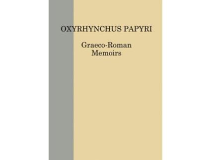 Livro Oxyrhynchus Papyri. Volume LXXXII de N Gonis (Inglês - Capa Dura)