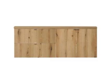 Móvel de casa de banho para lavatório Newport com 2 gavetas e 2 portas MDF 160x60x40 cm - Carvalho