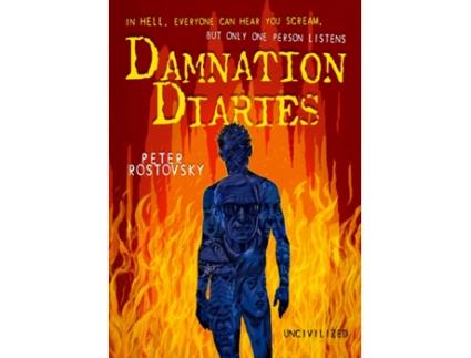 Livro Damnation Diaries de Peter Rostovsky (Inglês)