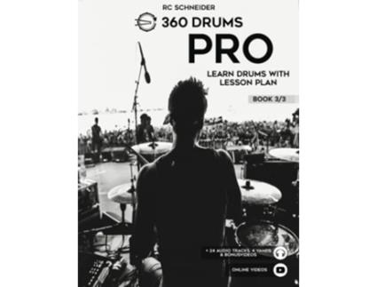 Livro PRO Learn Drums with Lesson Plan de Rc Schneider (Inglês)