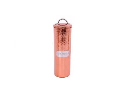 Caixa para massa - SIL - Aço inoxidável martelado - H. 30 cm - Cor cobre