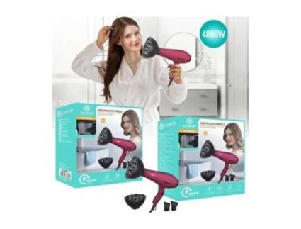 Secador de cabelo profissional 4800w 2 bocais difusores de velocidades Tx-8080