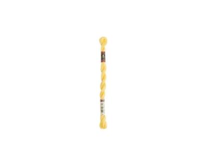 Fio de Algodão Pérola DMC Pequeno N8 Col. 744 Amarelo