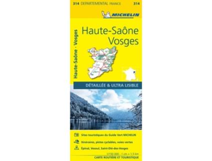 Livro Haute-Saone Vosges - Michelin Local Map 314 de Michelin (Francês)