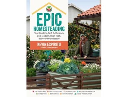 Livro Epic Homesteading de Kevin Espiritu (Inglês)