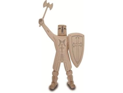 Kit de construção em madeira - QUAY - Cavaleiro Templário - FSC - Para montar você mesmo - Para crianças
