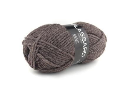 Fio de Chocolate Básico Plassard (85) - PLASSARD - Timeless - Branco - Número da agulha 4 - Número da agulha 4,5