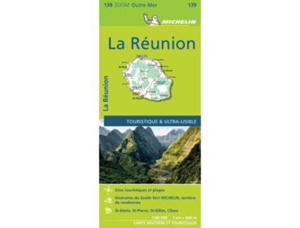 Livro La Reunion - Zoom Map 139 de Michelin (Francês)