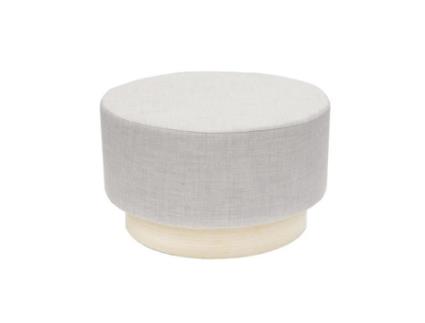 Pufe Cocooning Escandinavo - Diam. 60 cm - Cinza claro