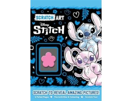 Livro Disney Stitch Scratch Art de Walt Disney (Inglês)