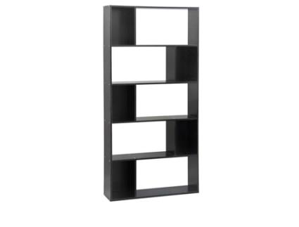 Prateleira - URBAN LIVING - Moderna - Preto - 83 x H. 173 cm
