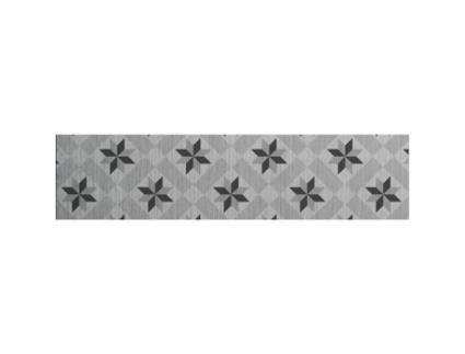 Ladrilhos adesivos de alumínio splashback - CPM - L. 90 x l. 20 cm - Cinza - Contemporâneo - Design - Mate - Cozinha