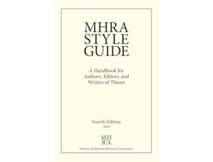 Livro MHRA Style Guide de Paver e Chloe (Inglês)