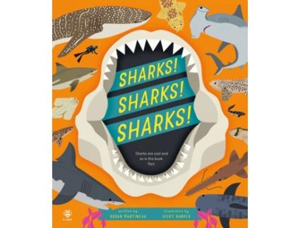 Livro Sharks! Sharks! Sharks! de Susan Martineau (Inglês)