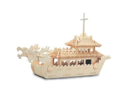 Kit de construção de madeira Dragon QUAY barco FSC