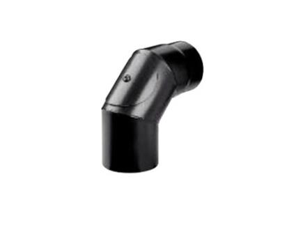 SAVE Fumisteria Plus NNO1208 Tubo cotovelo para chaminé Preto