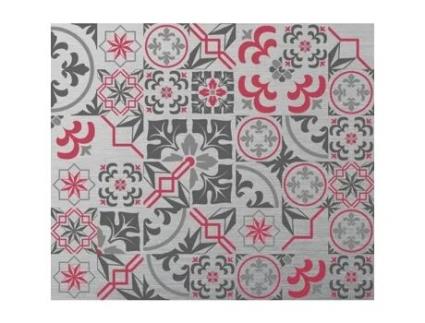 Splashback adesivo de alumínio Ladrilhos cimentícios - CPM - L. 70 x l. 60 cm - Cinza - Contemporâneo - Design