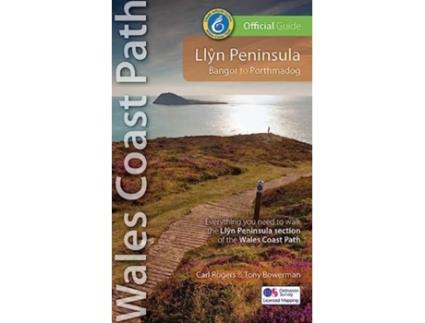 Livro Llyn Peninsula Wales Coast Path Official Guide de Tony Bowerman (Inglês)